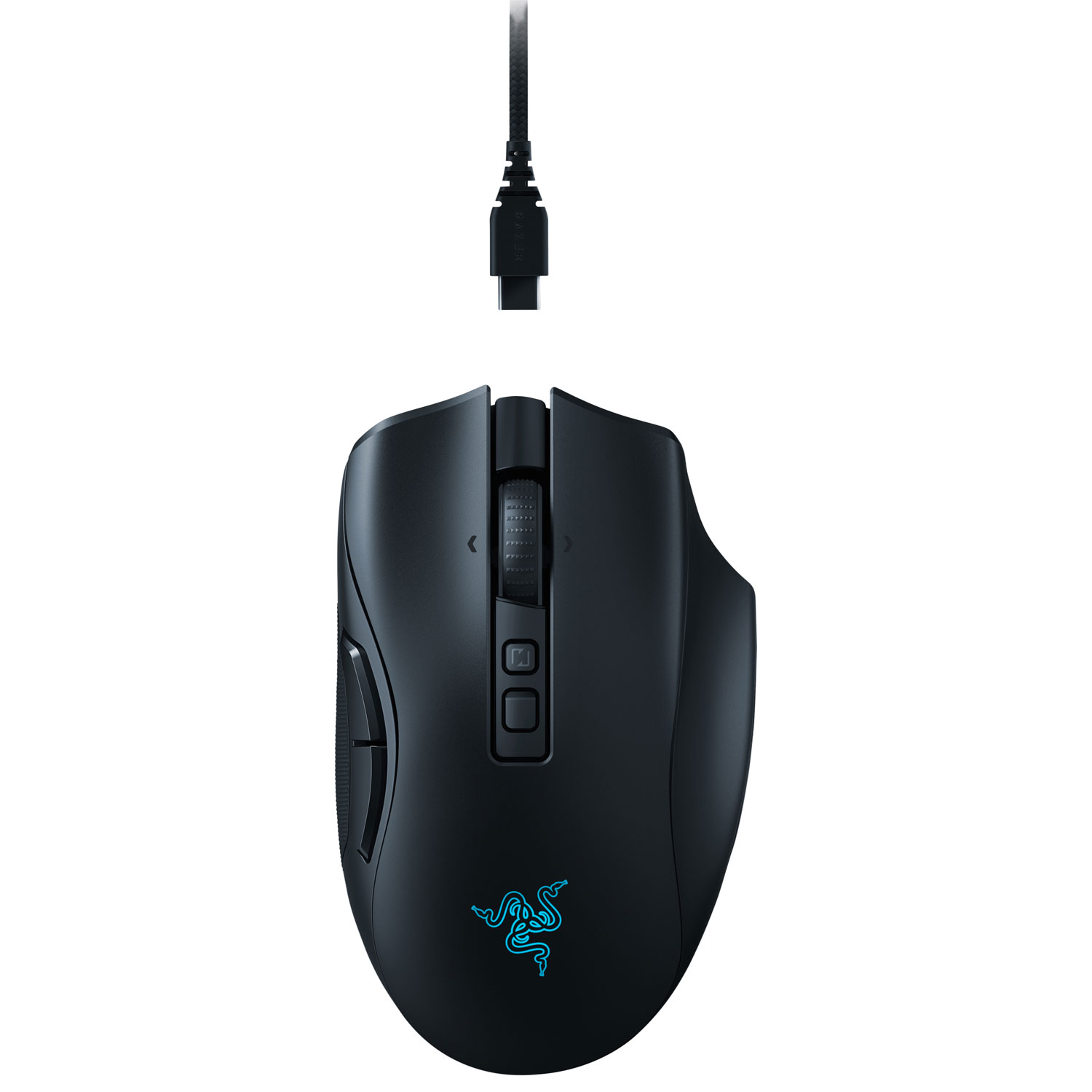 Souris de jeu optique Bluetooth de 30 000 ppp Naga V2 Pro de Razer - Noir