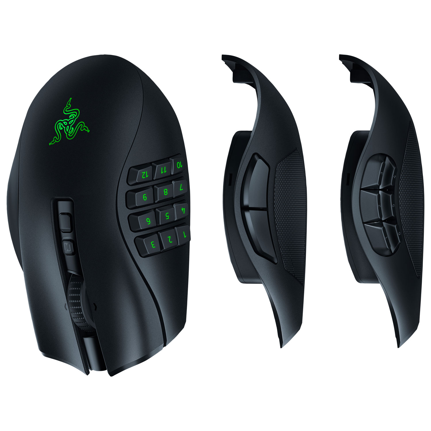 Souris de jeu optique Bluetooth de 30 000 ppp Naga V2 Pro de Razer - Noir