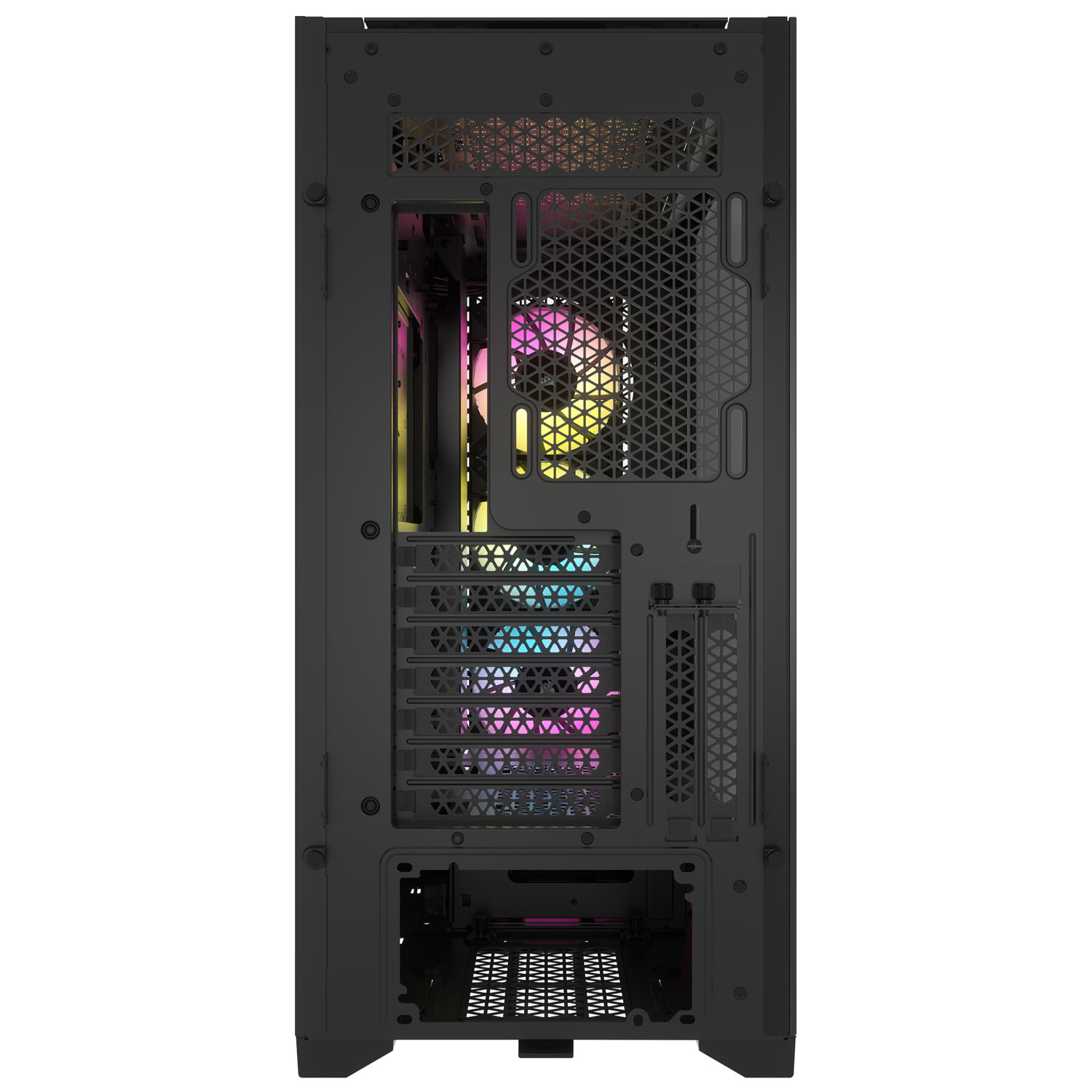Tour d'ordinateur mi-haute ATX 5000D Airflow à éclairage RVB de Corsair - Noir
