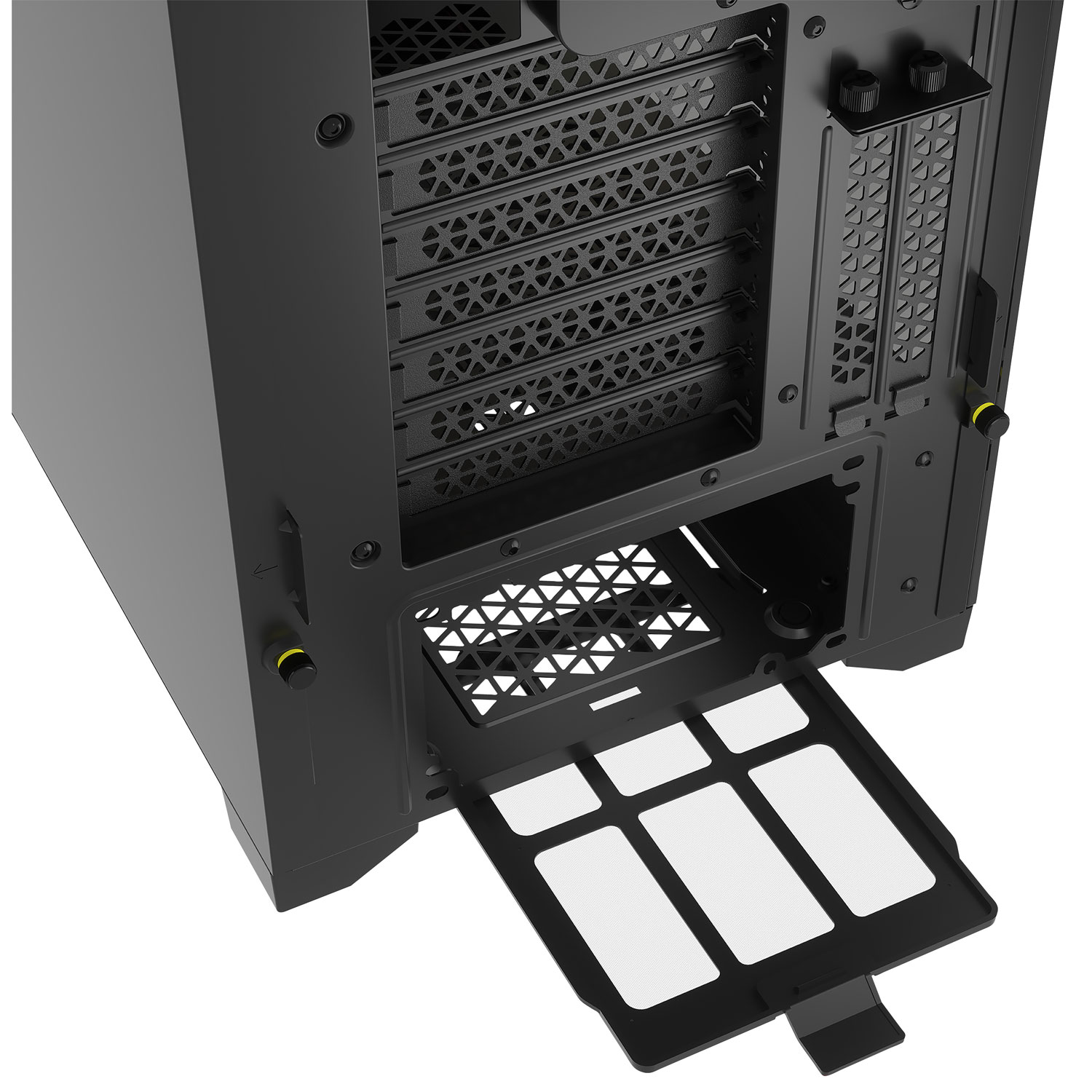 Tour d'ordinateur mi-haute ATX 5000D Airflow à éclairage RVB de Corsair - Noir