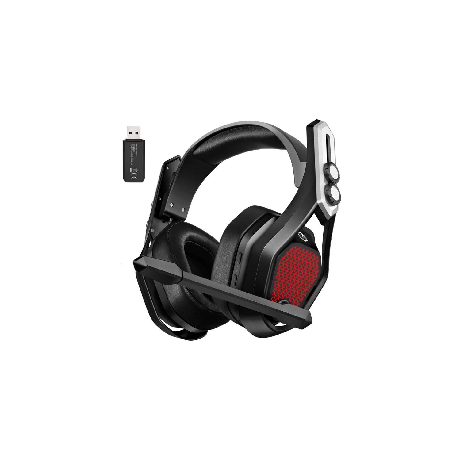 Boîte ouverte - Casque de jeu sans fil Mpow Iron Pro , casque d’écoute avec fil 3,5 mm pour Xbox et casque d’écoute sans fil USB