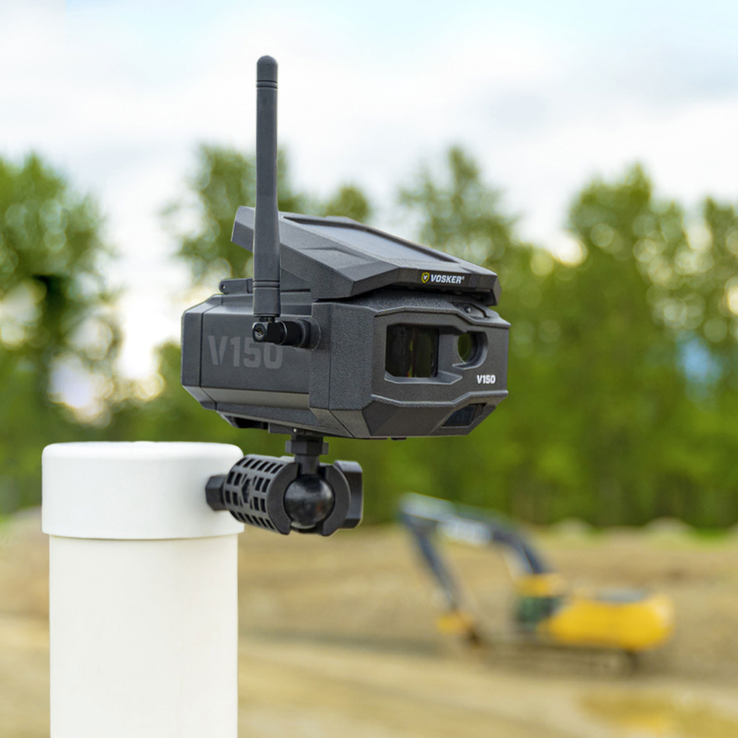 Caméra de surveillance d'extérieur sans fil HD 1080p V150 de Vosker - Noir