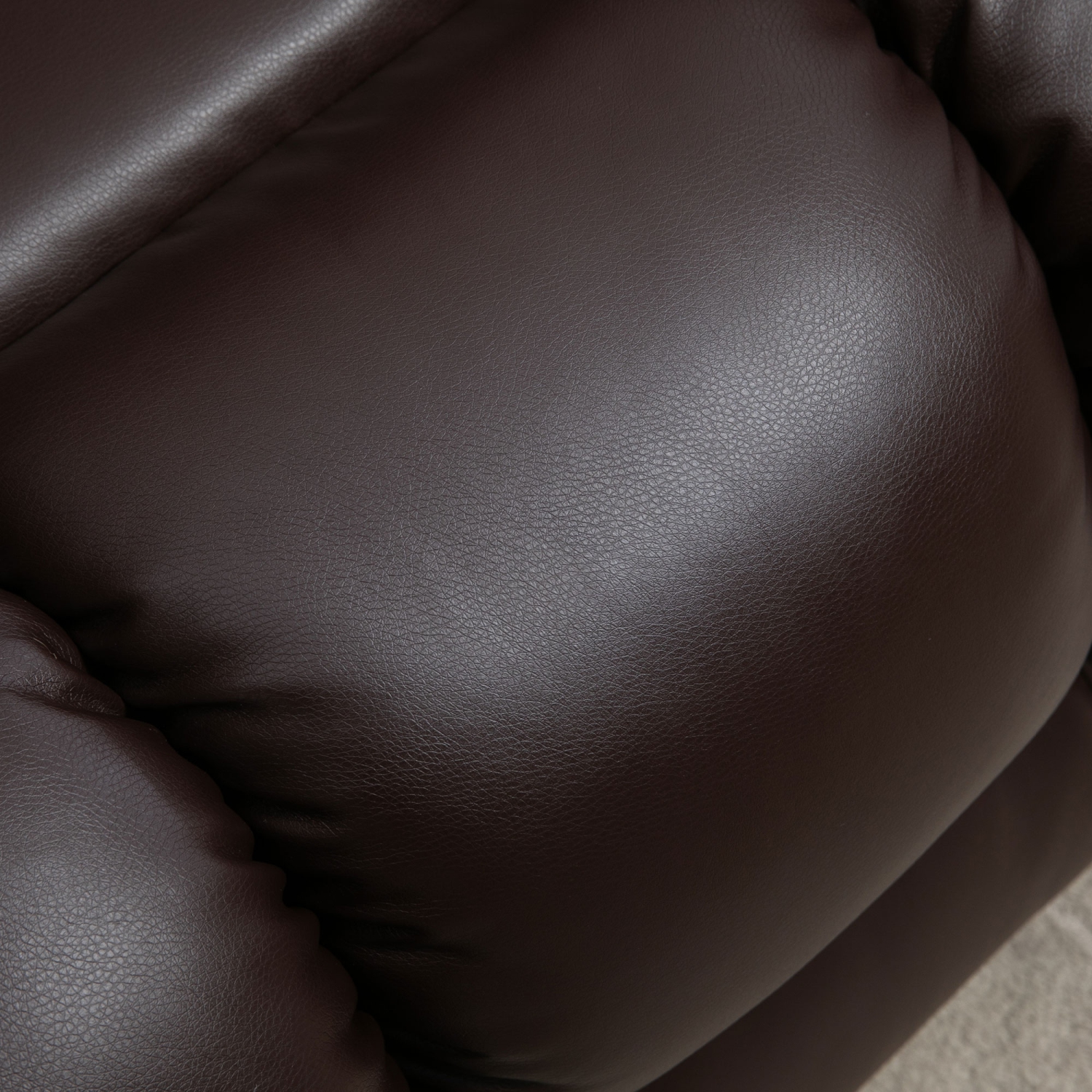 Fauteuil inclinable électrique pour personnes âgées de HOMCOM, fauteuil inclinable en cuir PU avec repose-pieds, télécommande, pochettes latérales et