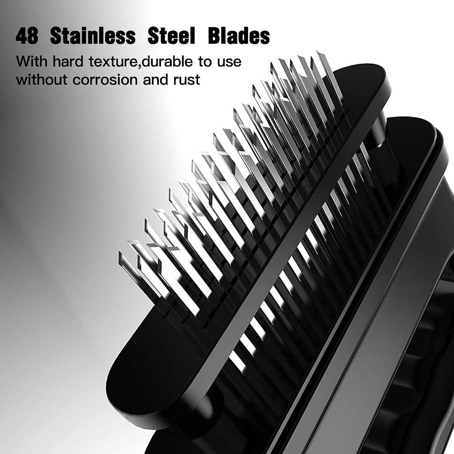 Meat Tenderiser Needle Blade Tenderizer Stainless Steel Manual 48-Blade Cooking Tool for Tenderising Beef Steak Chicken Pork Veal