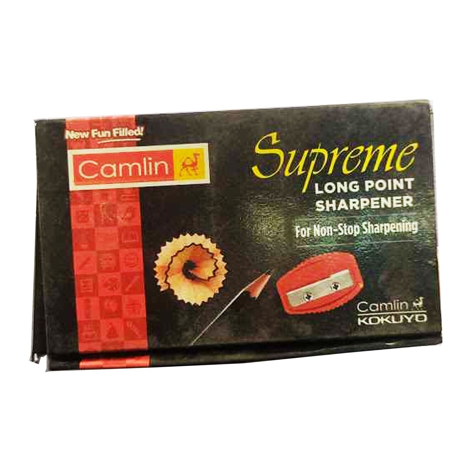 Camlin Supreme Clear soft White Eraser & Sharpeners Fit all standard&art pencils