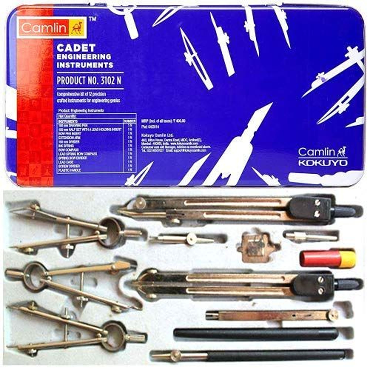 Camlin, Omega, Casio Engineering Instrument Complete Set