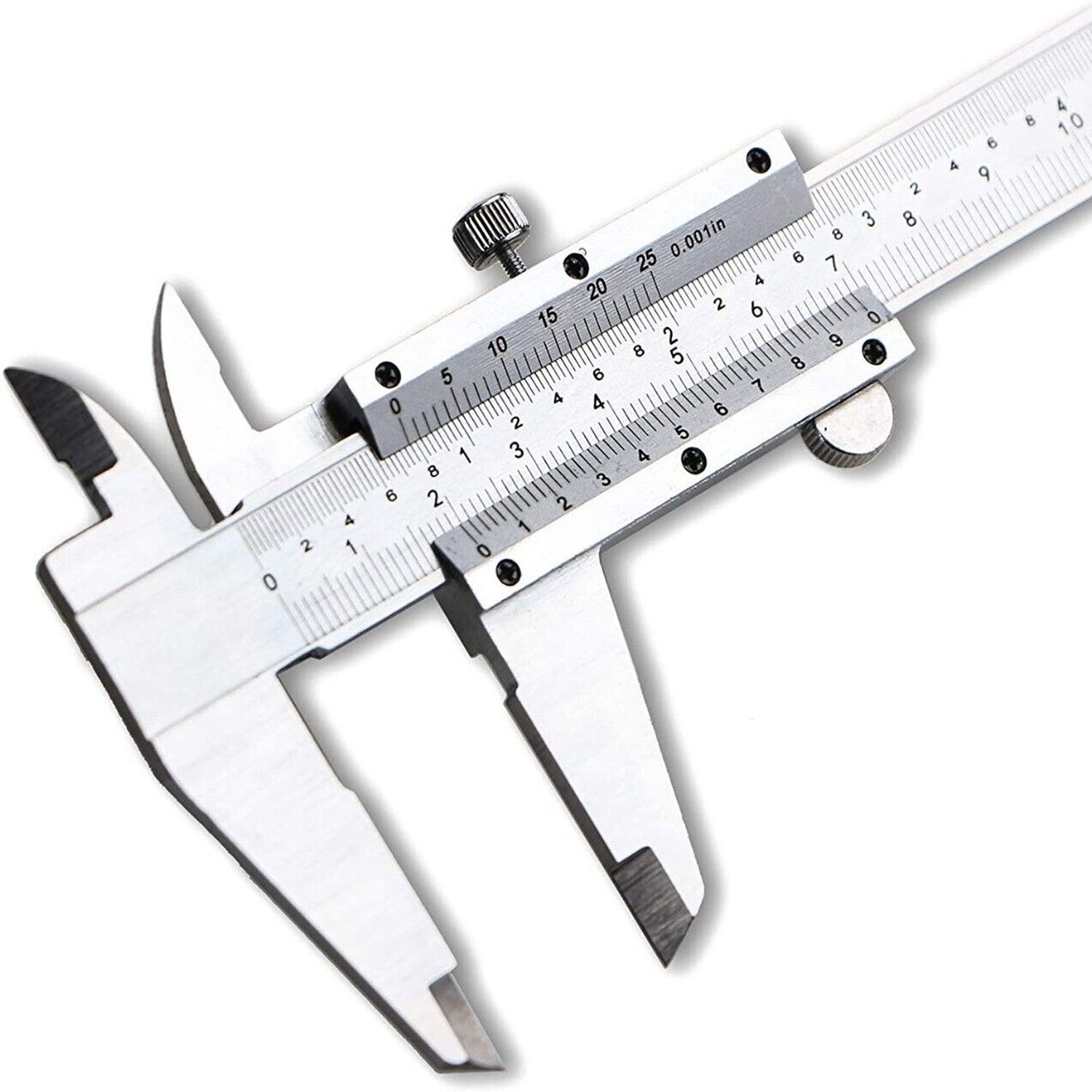 Professional Quality Stainless Steel Vernier Caliper Non-Digital Vernier Caliper Micrometer Measuring Tool