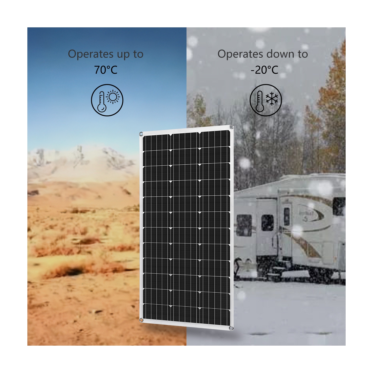 Panneau Solaire Souple 100W