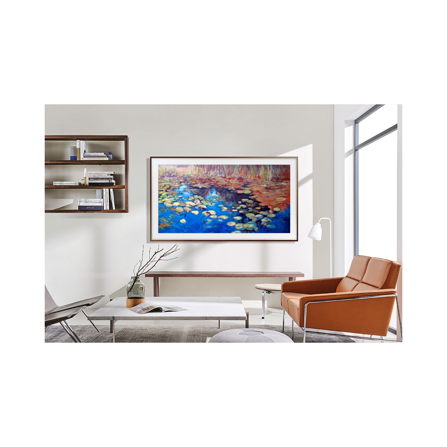 Refurbished - SAMSUNG QN50LS03B 50" CLASS LS03B THE FRAME QLED 4K SMART TV (2022)