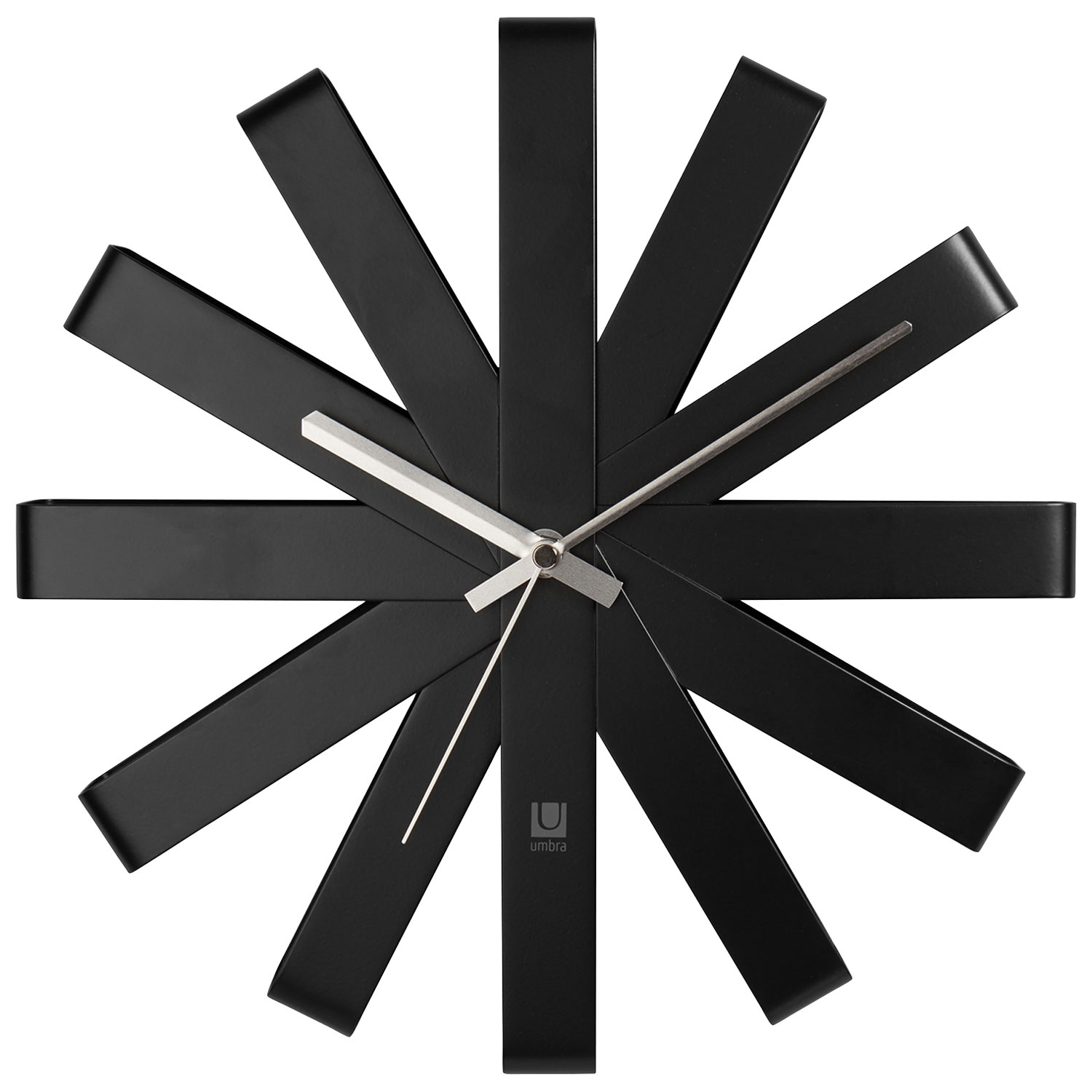 Umbra Ribbon 12" Wall Clock - Black