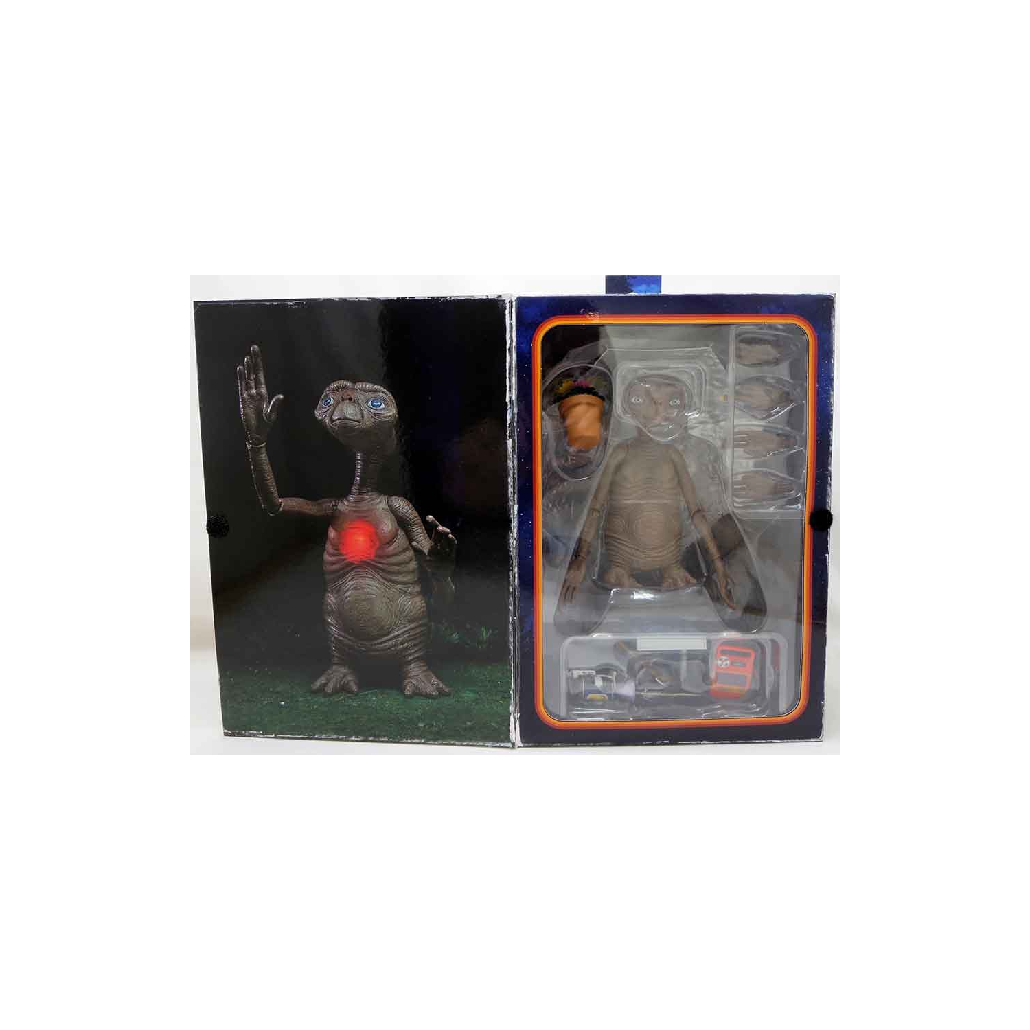 E.T. Figurine articulée de 5 po de Multimeates - E.T. Light Up Deluxe