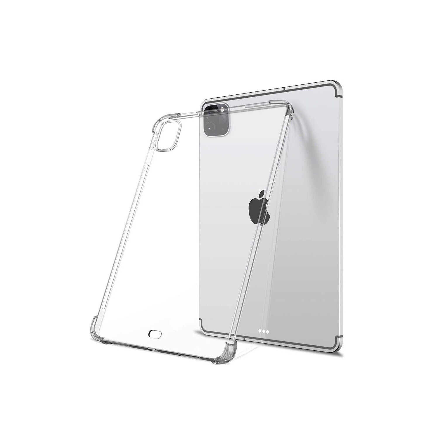Crystal Clear TPU Case & Matte/HD Clear PET Films for New iPad Pro 11inch 3rd M1