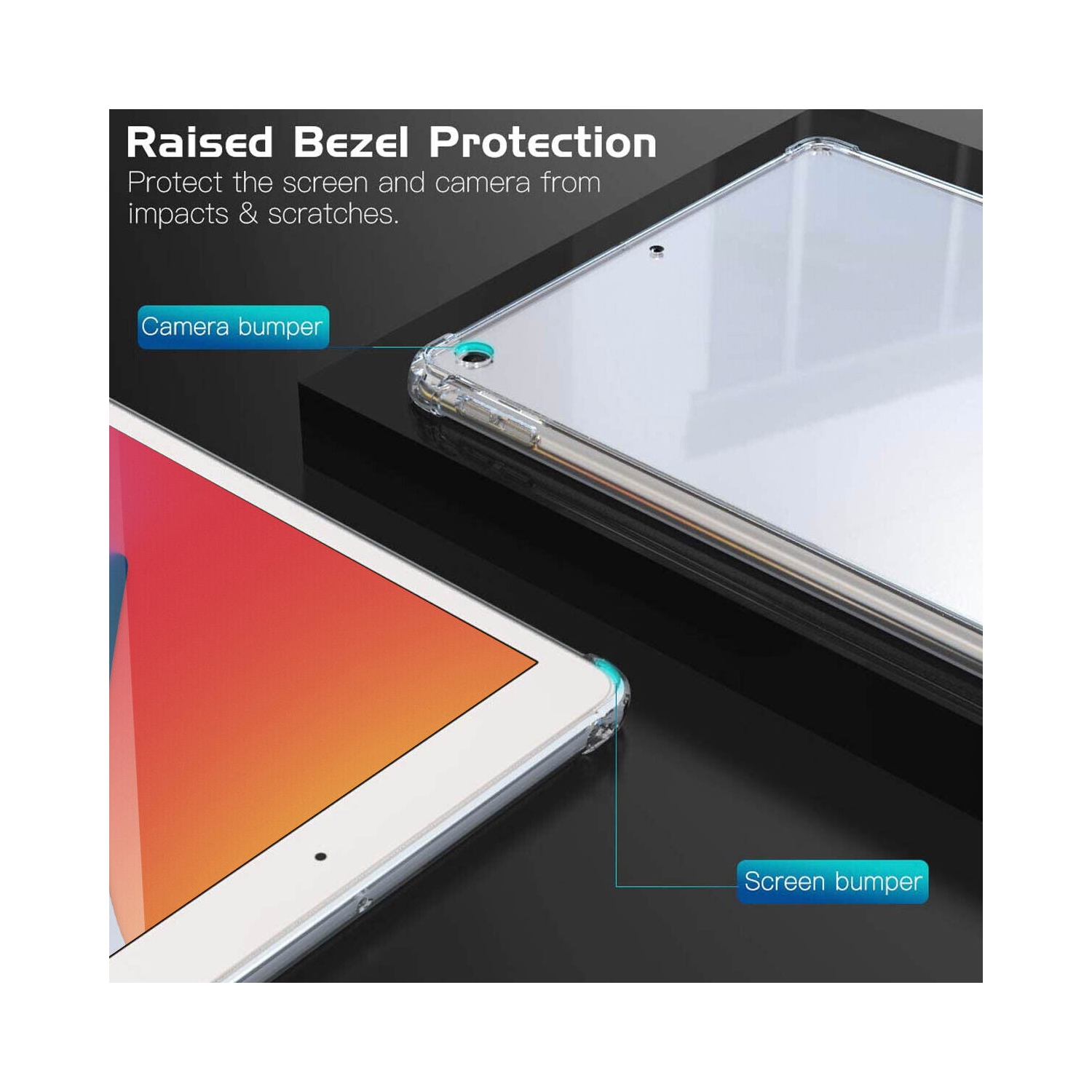 Crystal Clear TPU Case & Matte/HD Clear PET Films for New iPad Pro 11inch 3rd M1