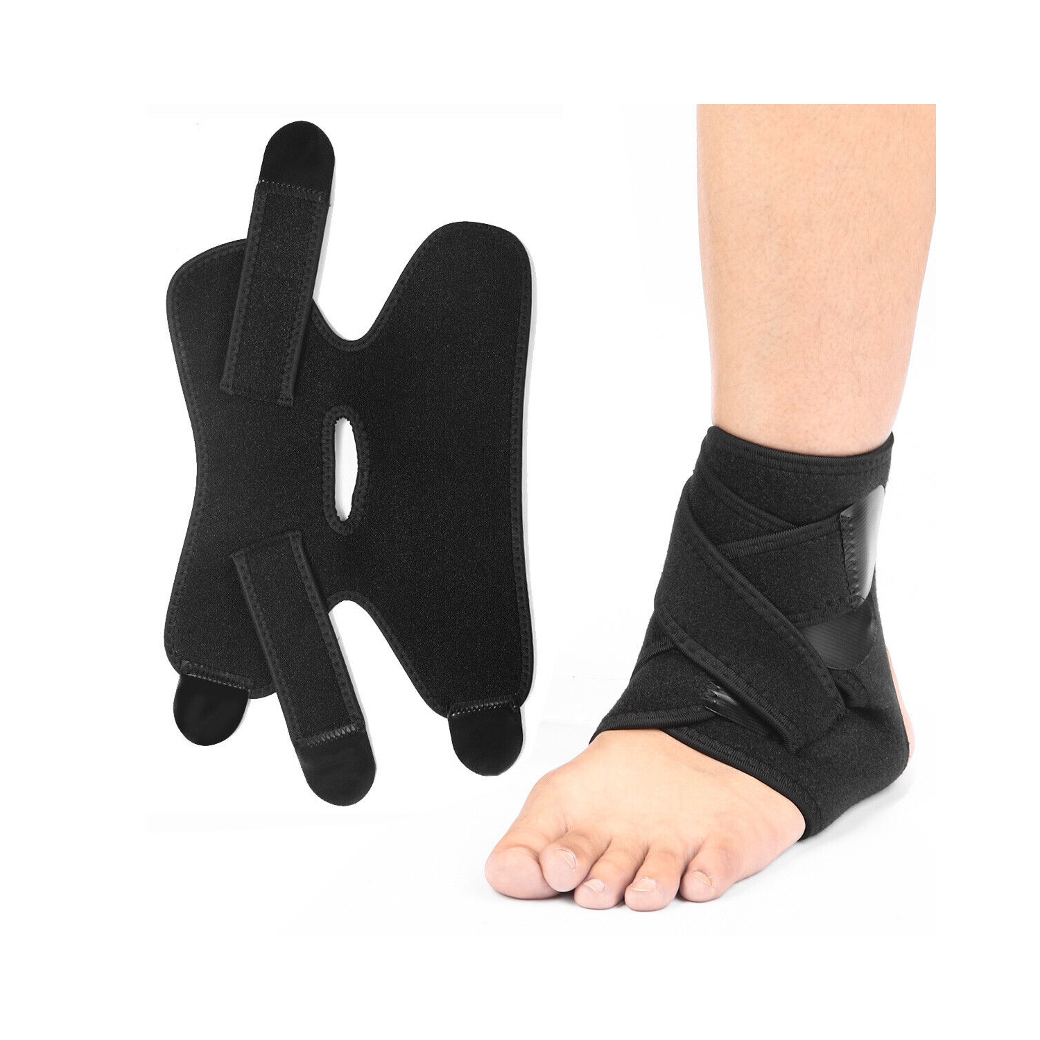 Support ajustable perméable à l’air pour genou/support pour cheville