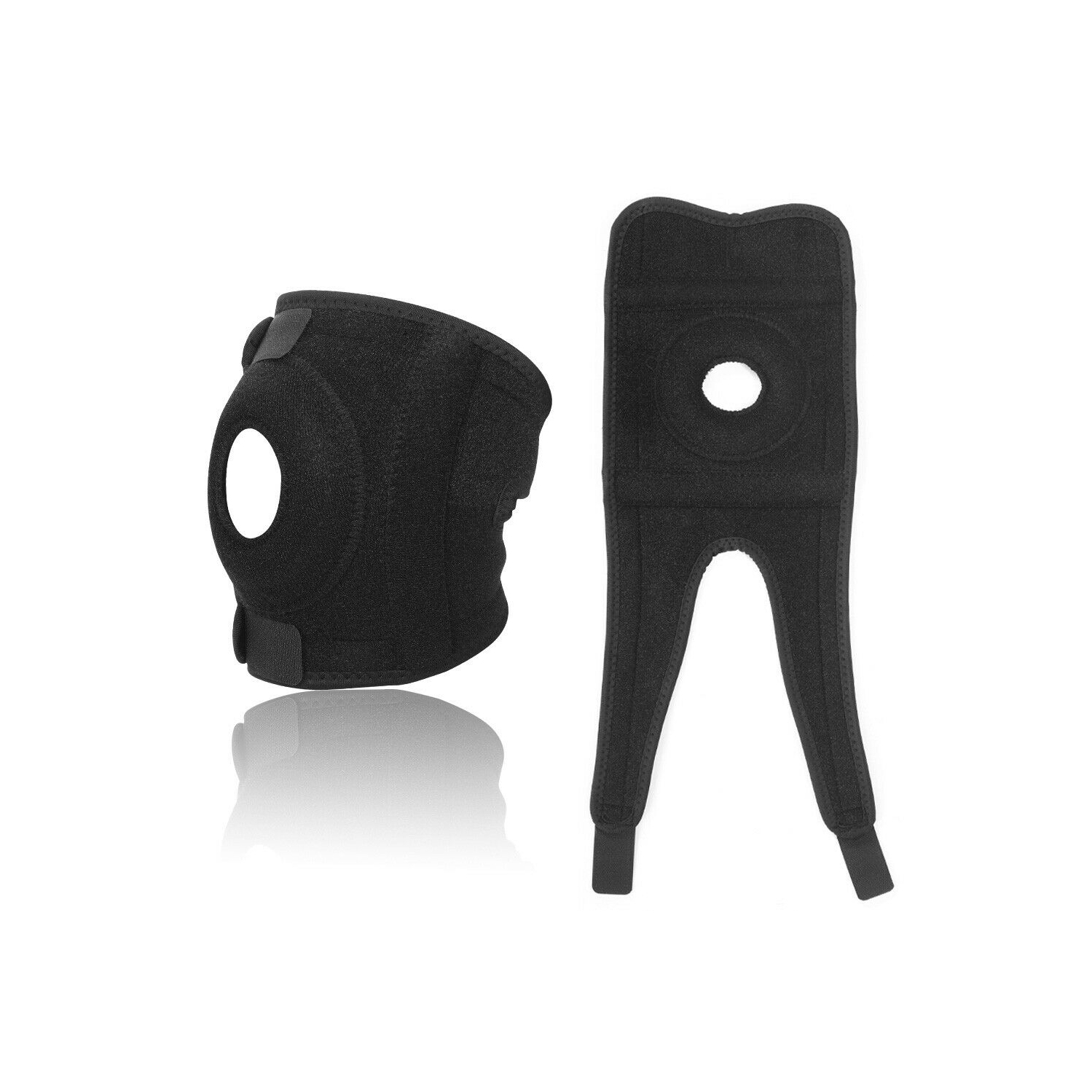 2 Strap Knee Brace Stabilizer Wrap Support Guard Patella Arthritis Adjustable