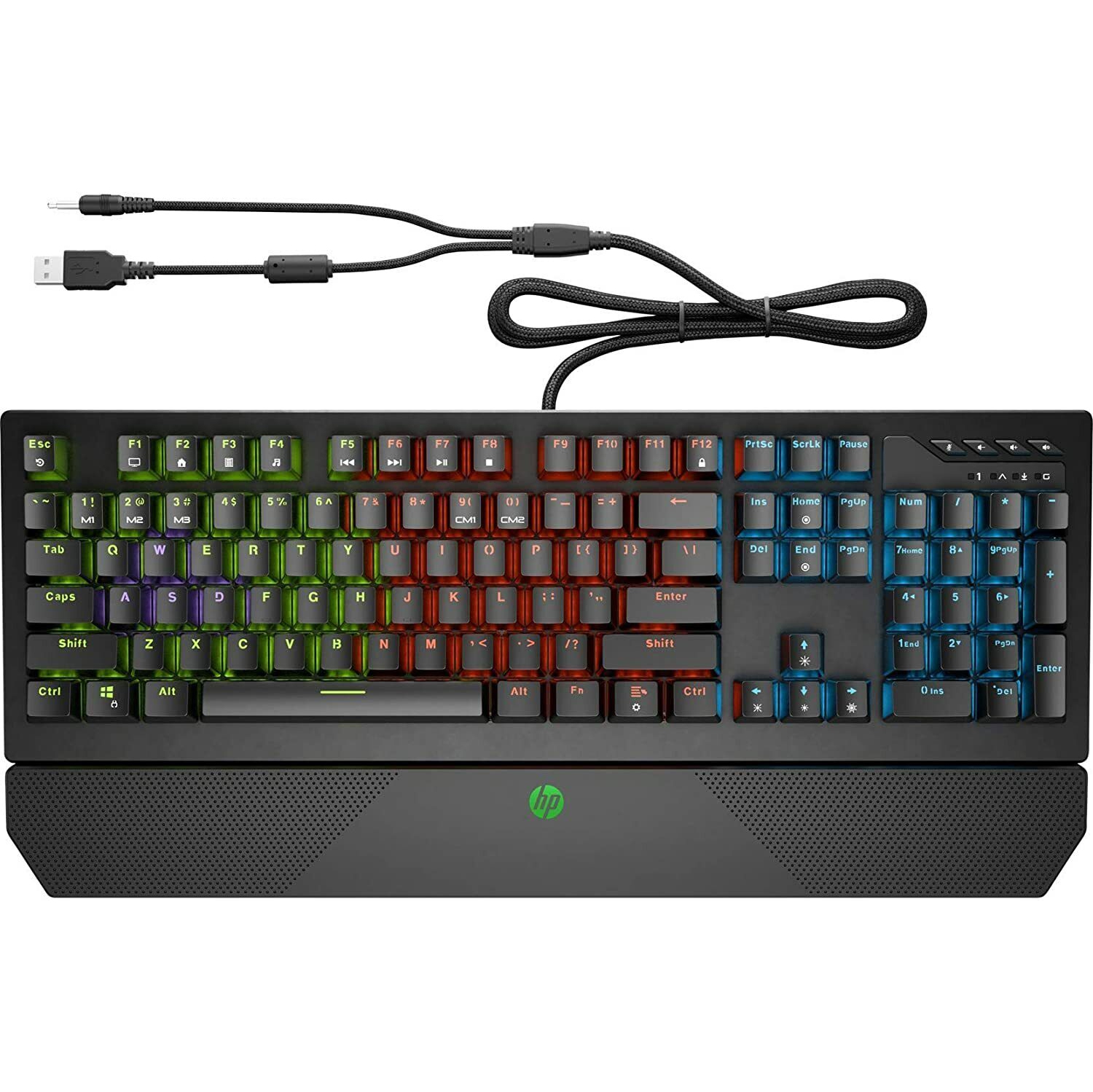 Clavier mécanique filaire HP Pavilion Gaming 800 avec 4 zones - 5JS06AA#ABL
