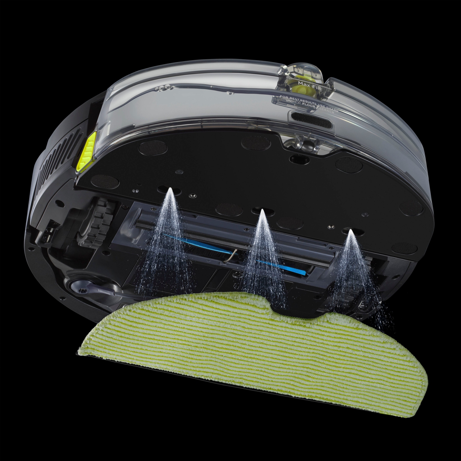 REMIS À NEUF - SHARK - ASPIRATEUR ROBOT AI ET VADROUILLE AVEC CARTOGRAPHIE DE LA MAISON, WI-FI CONNECTÉ - NOIR (RV2001WD)