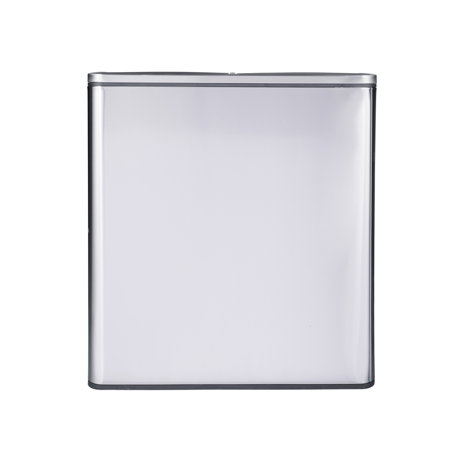 Stainless Steel 60L Stainless Steel Dual Compartment Trash Can - Matt Silver