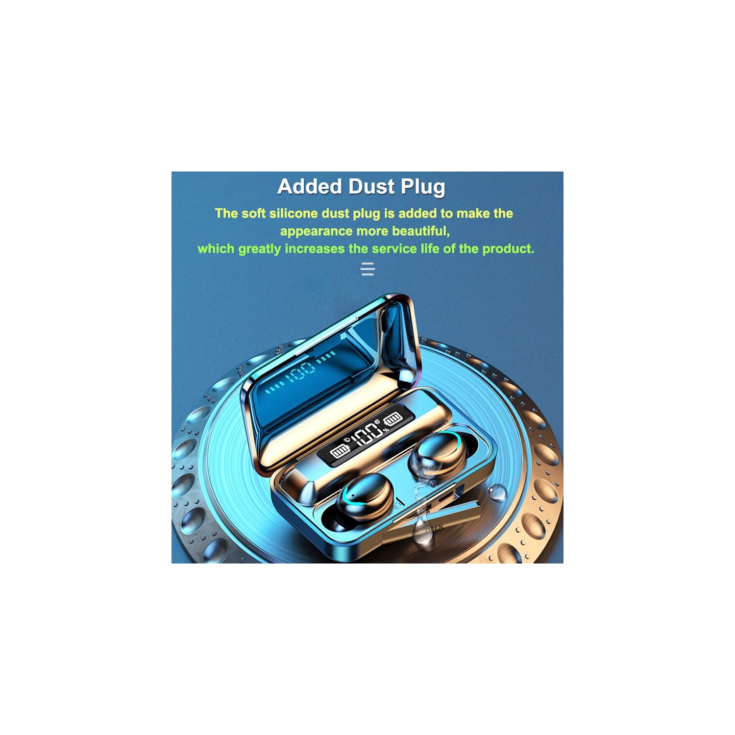 SuperShield Rail In-Ear Headphones True Wireless Bluetooth Earphones Earbuds