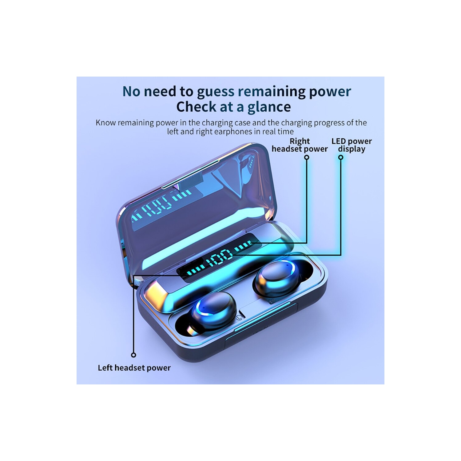 SuperShield Rail In-Ear Headphones True Wireless Bluetooth Earphones Earbuds