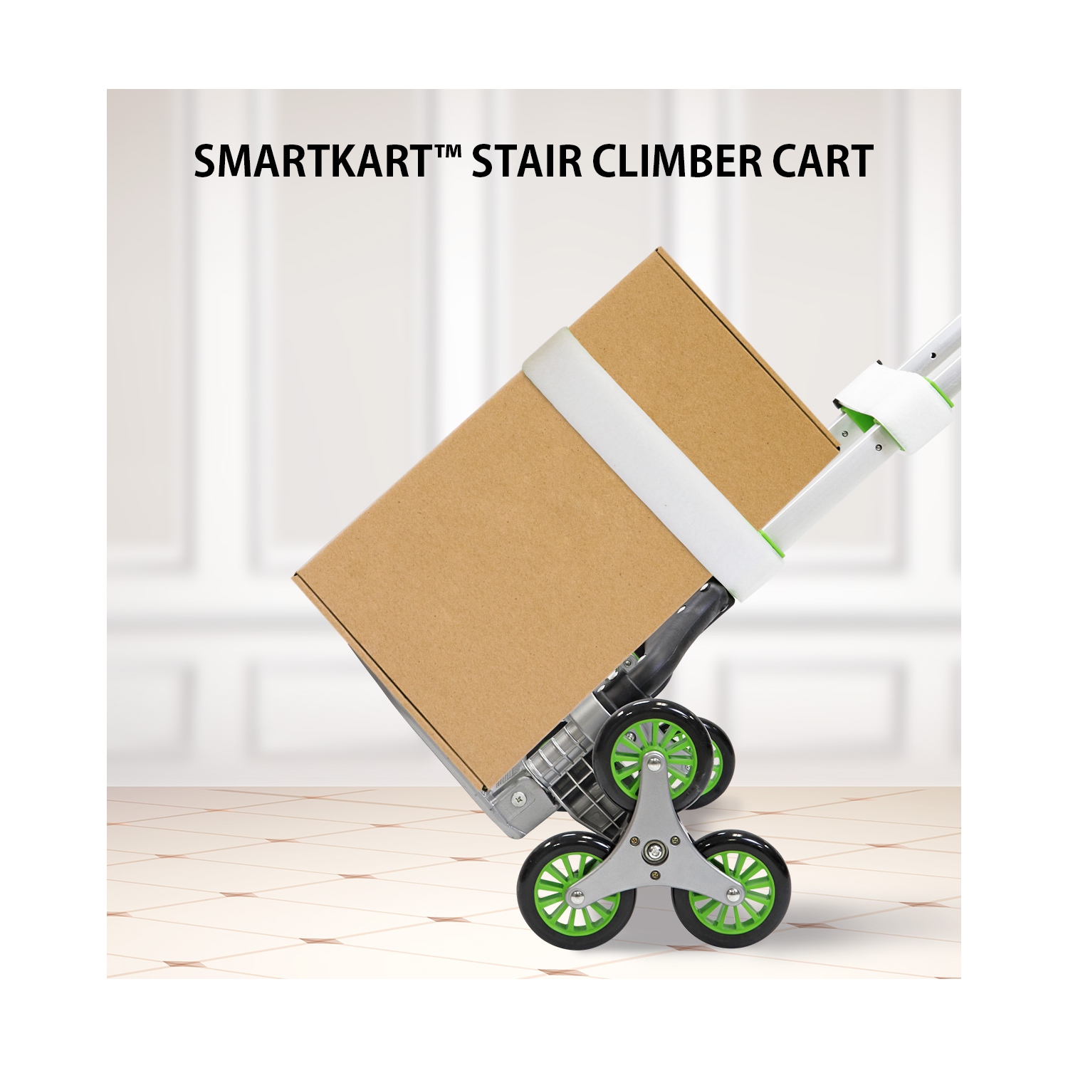 Chariot pliable à trois roues pour l’escalier de SmartKart