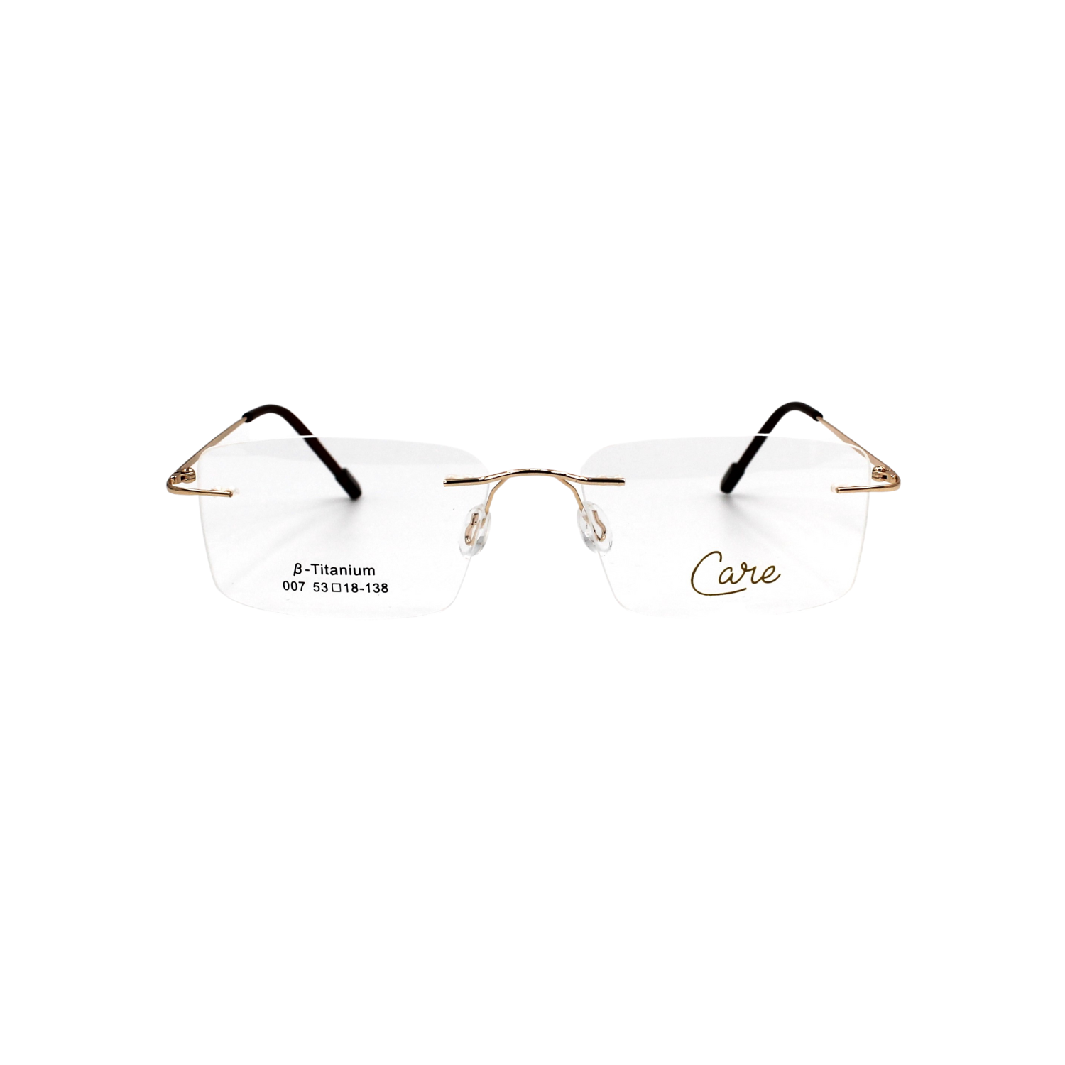 Ottika Care - B. Titanium | Rimless | Model 007 | Gold