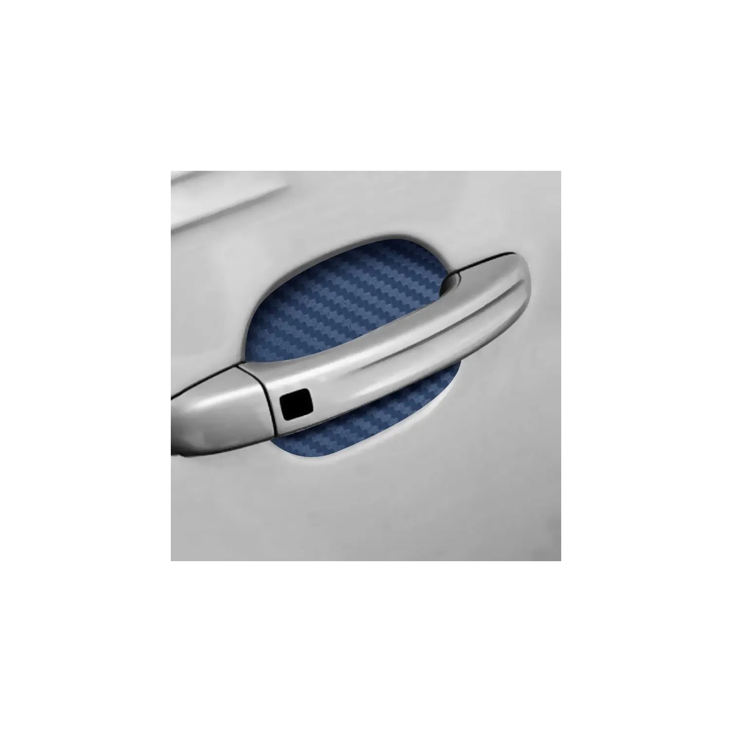 4 pièces universelles pour poignée de porte de voiture; Pellicule de protection anti-rayures pour voiture; Autocollants pour voitures, camions, VUS