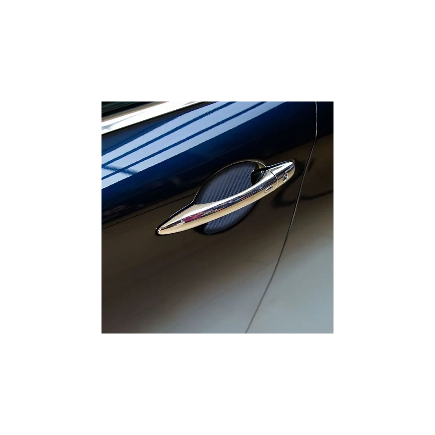 4 pièces universelles pour poignée de porte de voiture; Pellicule de protection anti-rayures pour voiture; Autocollants pour voitures, camions, VUS