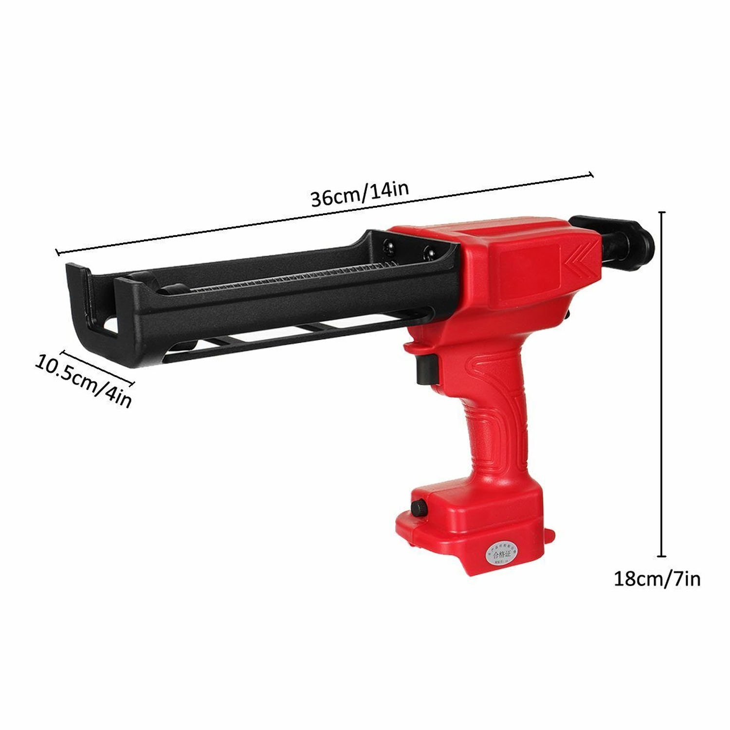 Cordless Caulking Gun, 20V Electric Caulk Adhesive Gun, w/2.0Ah Li-Battery Charger Caulking Tools for Filling, Sealing