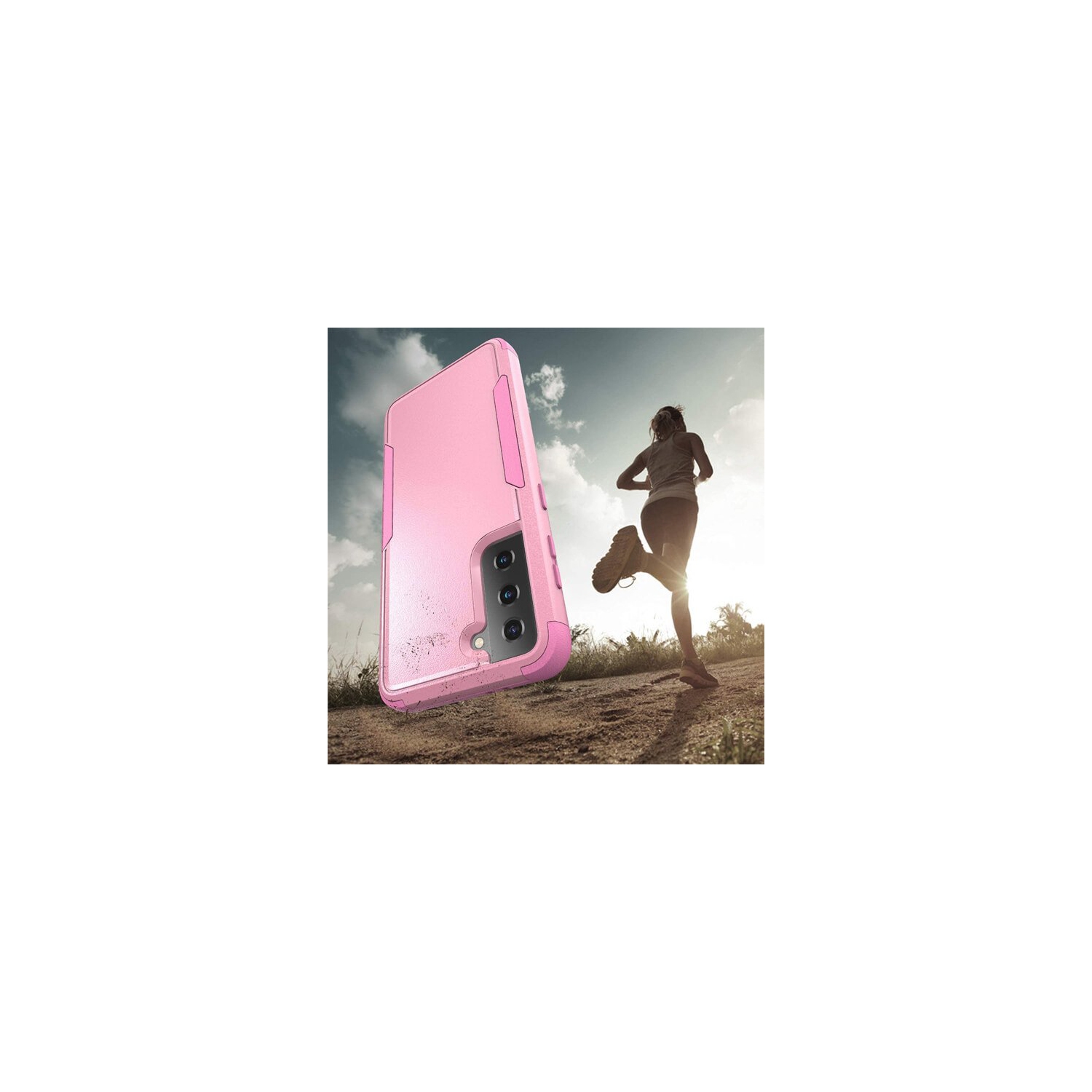 Supershield Defender Fitted Hard Shell Case for Galaxy S22 5G - Pink