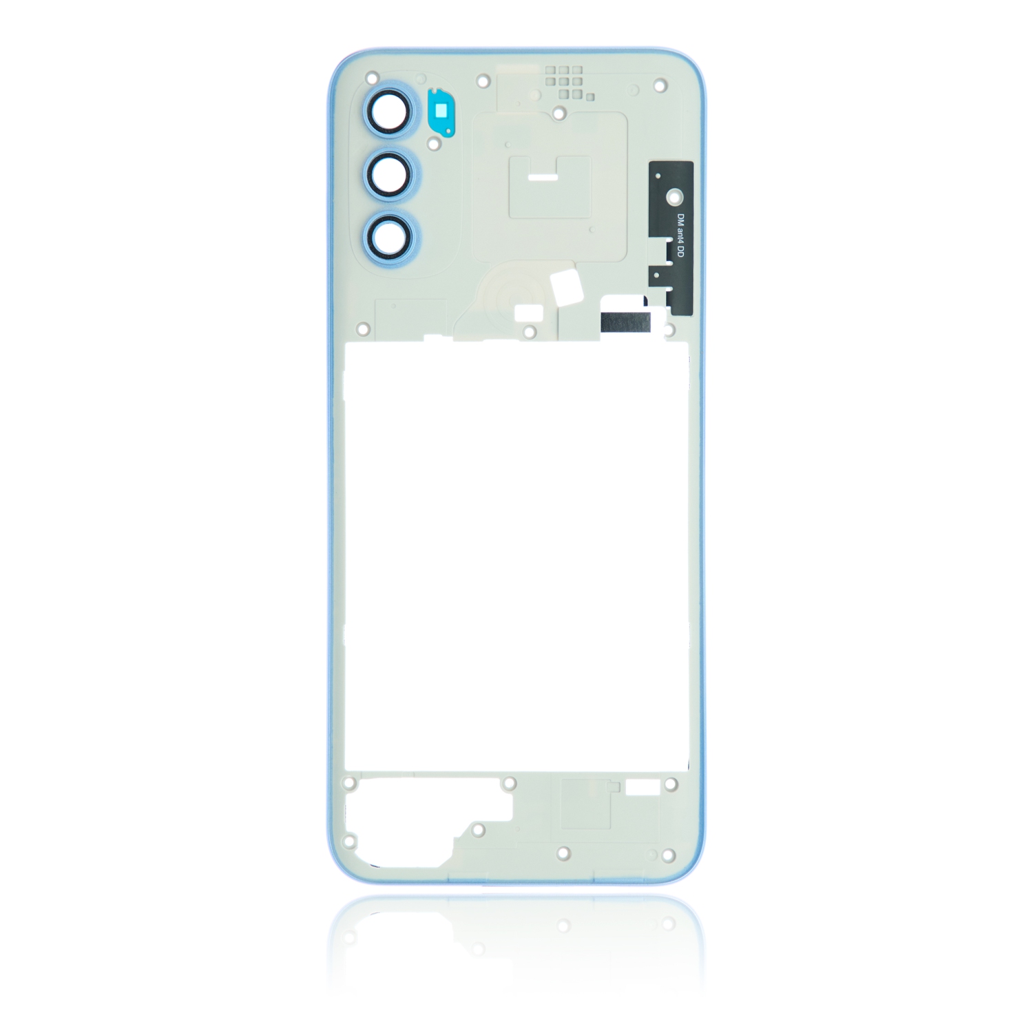 Replacement Mid-Frame Compatible For Motorola Moto G71 5G (XT2169-1 / 2022) (Arctic Blue)