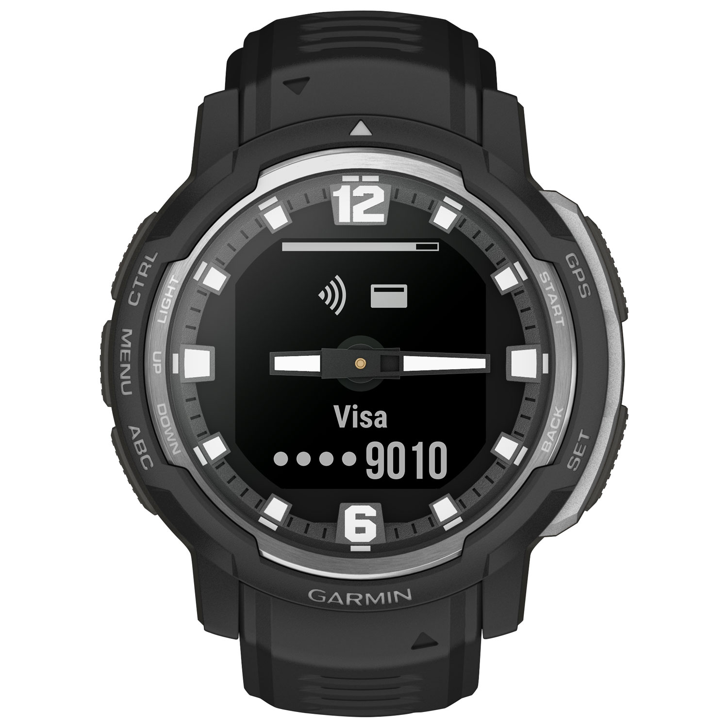 Garmin Instinct Crossover 45mm Bluetooth Multisport Smartwatch - Black