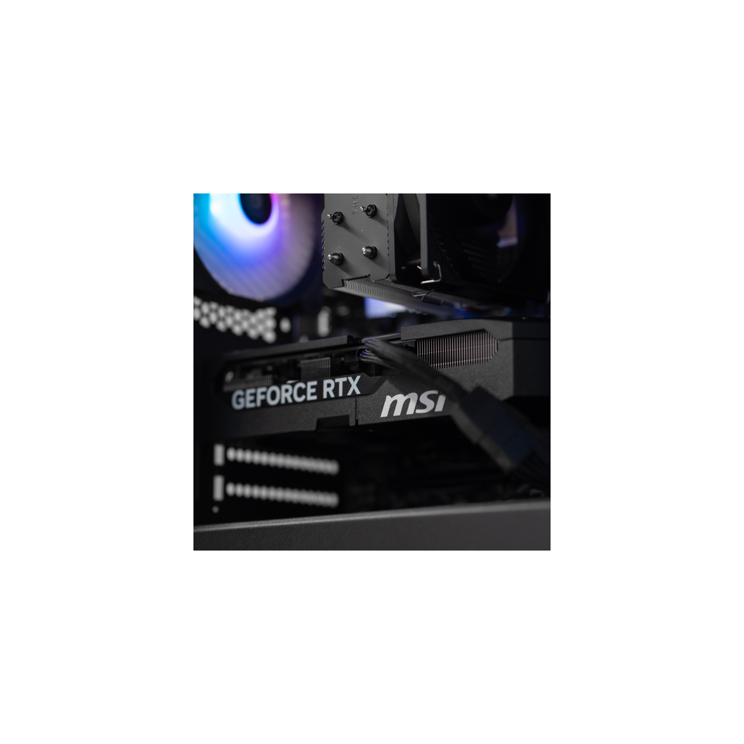 Ordinateur de jeu personnalisé Shield Pro de Quoted Tech - Noir