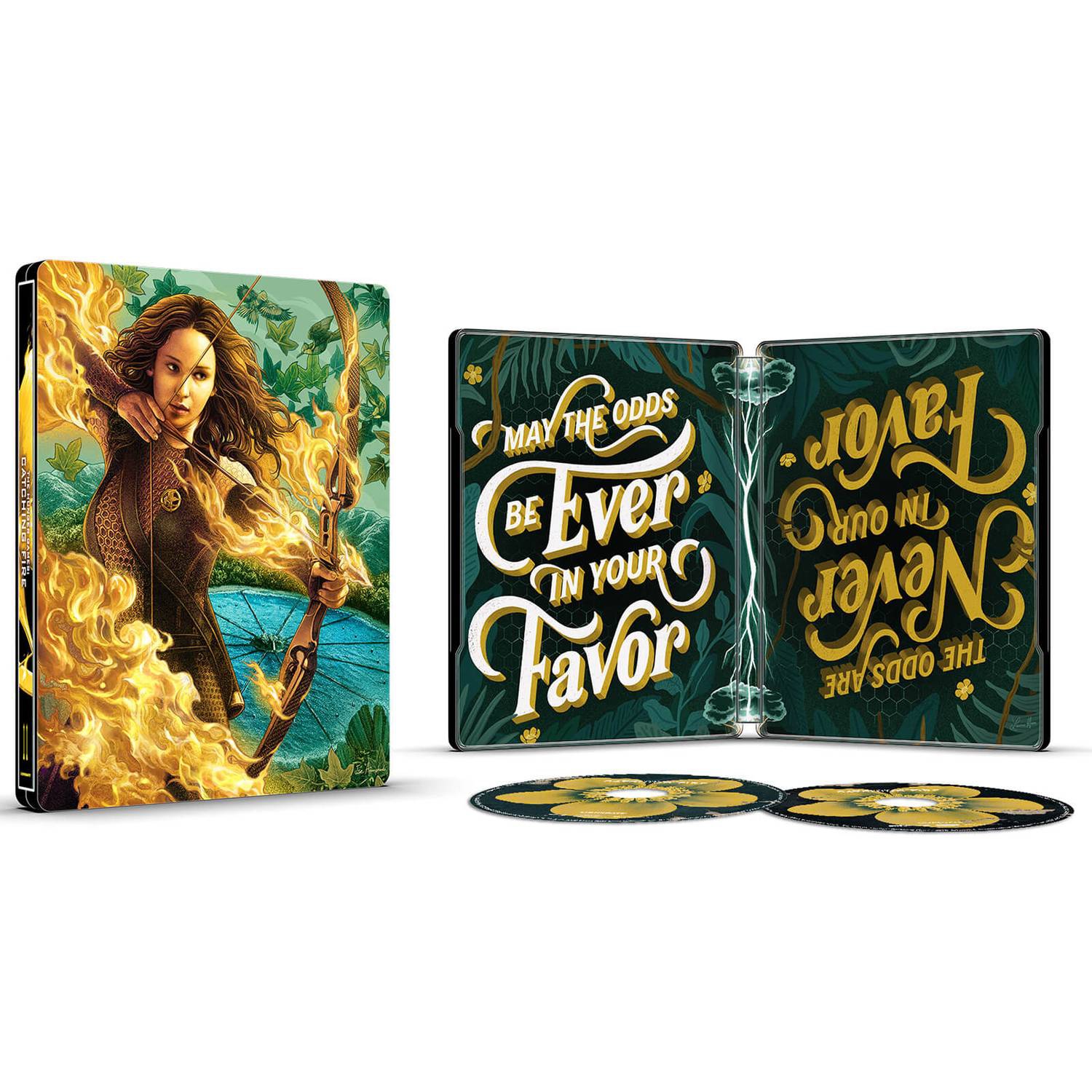 The Hunger Games: The Complete Ultimate SteelBook Collection [SteelBook][Digital Copy][4K Ultra HD Blu-ray/Blu-ray] [All 4 Films]