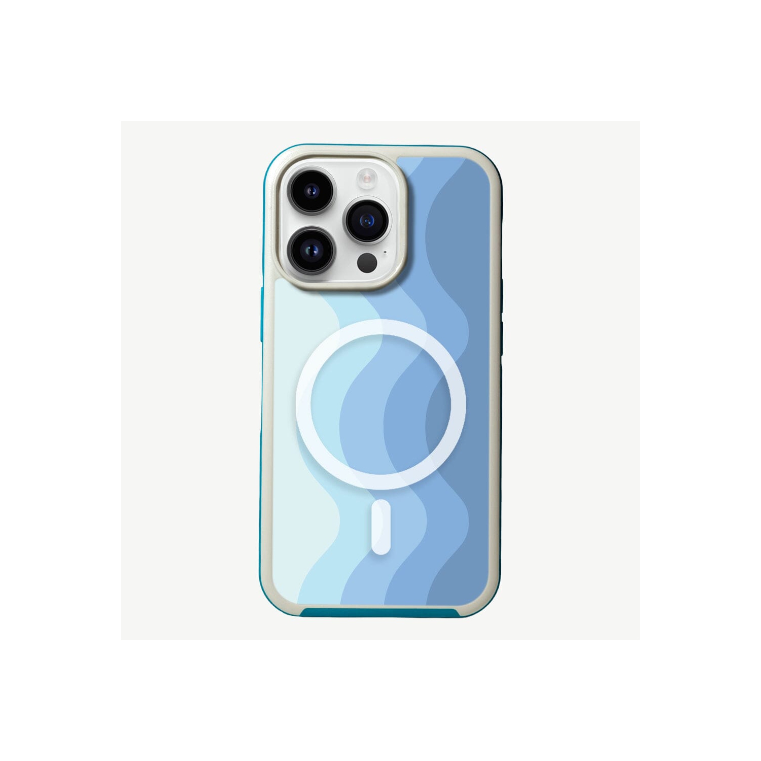 MagSafe iPhone 13 Pro Blue Wave Case