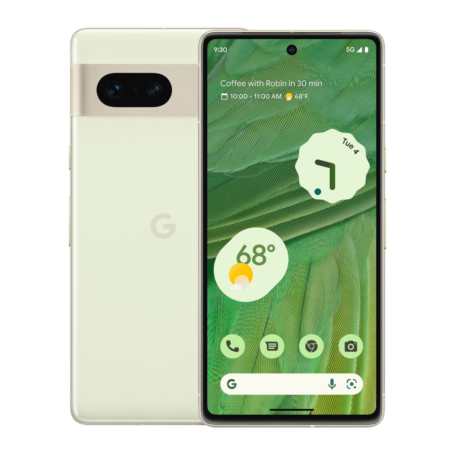 Refurbished (Good) - Google Pixel 7 128GB - Lemongrass - Unlocked
