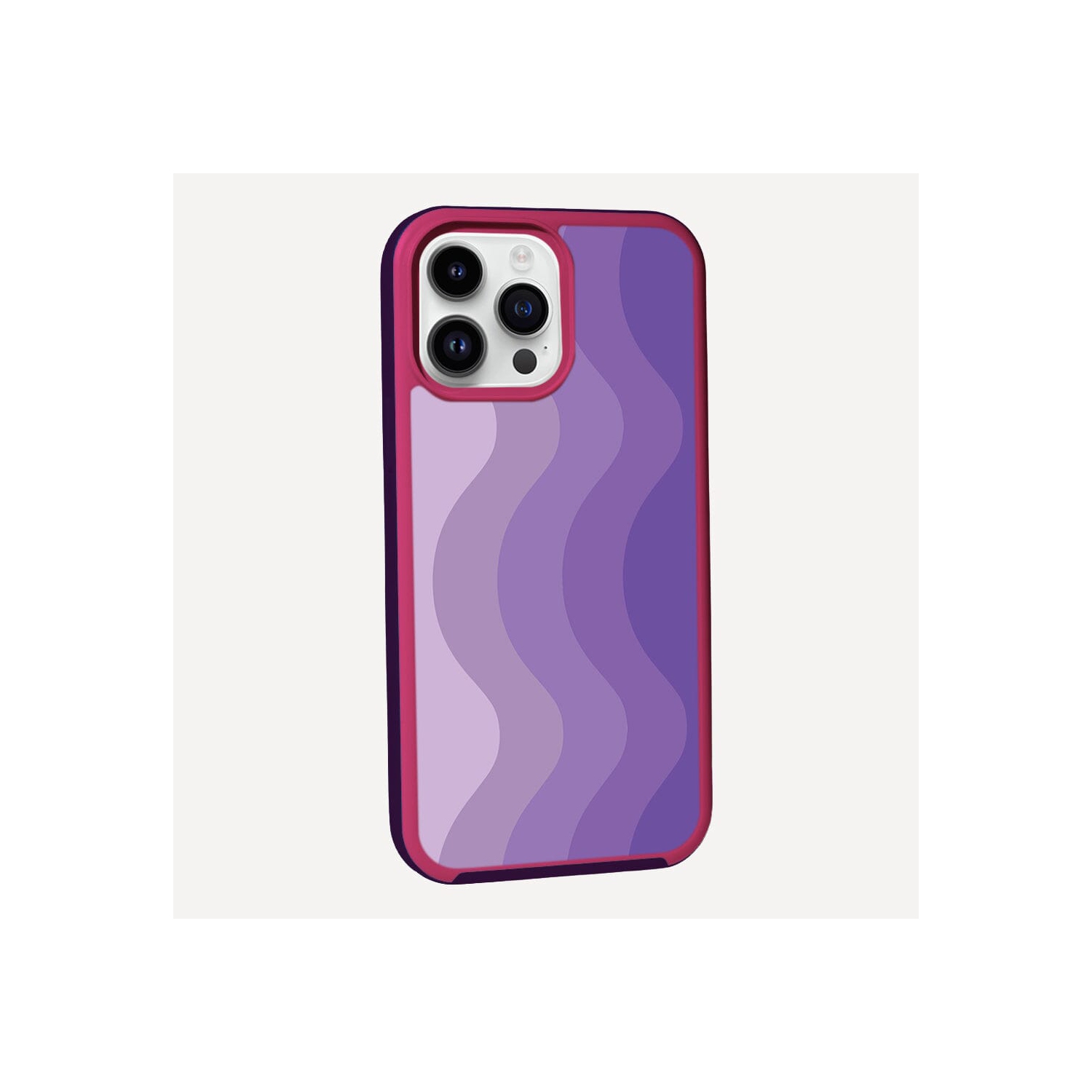 MagSafe iPhone 13 Pro Purple Wave Case