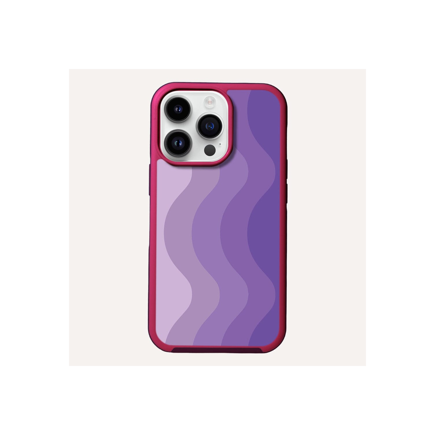 MagSafe iPhone 13 Pro Purple Wave Case