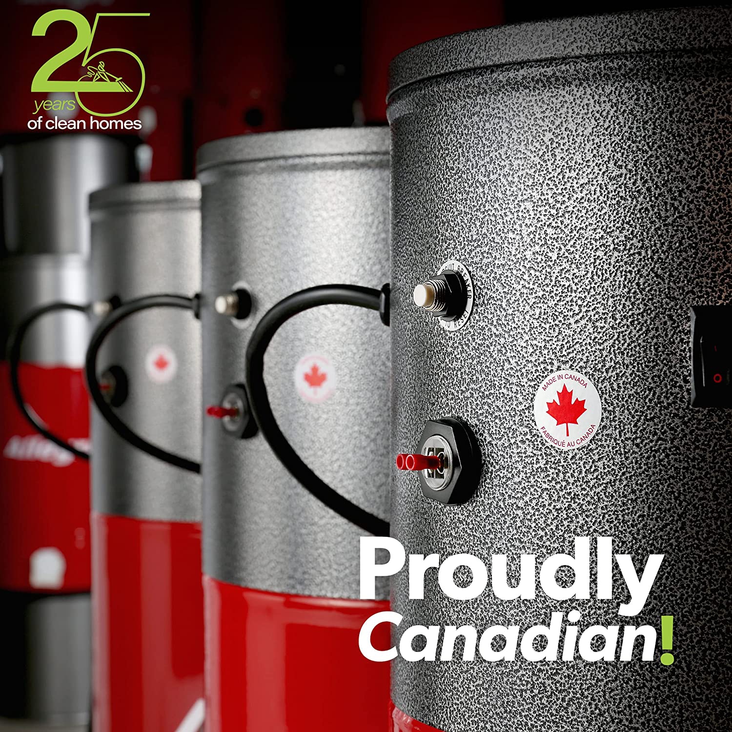 Allegro – système d’aspirateur central pour garage mural et voiture POCO MU3100, fabriqué au Canada