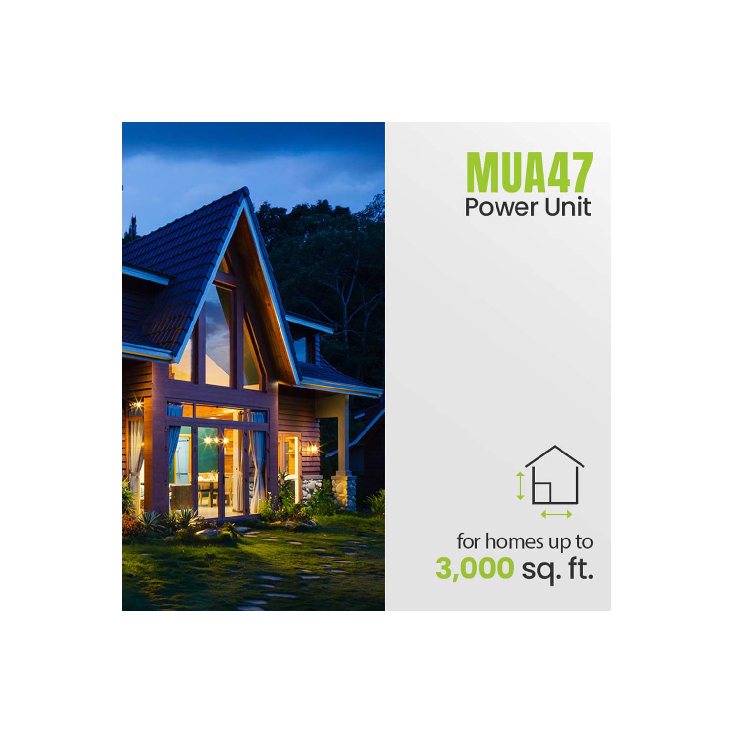 Allegro – unité d’alimentation avec aspirateur central Muet classique, 3,000 pi2, silencieux, MUA47