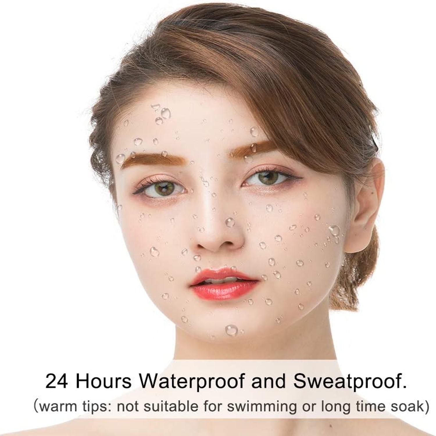 Microblading Eyebrow Pen Makeup with a Micro-Fork Tip Applicator Sketch Liquid Eyebrow Pencil