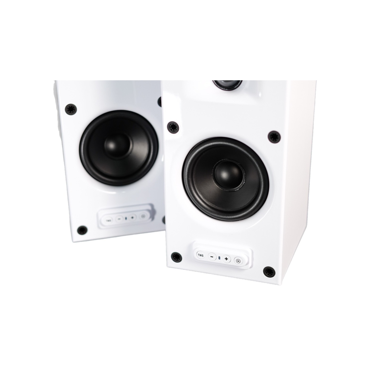 GS CLEO Bookshelf Speaker White colour, per pair, Bluetooth 5.0, 24V/DC 2A input configuration, unit size: 320*130*162.5mm