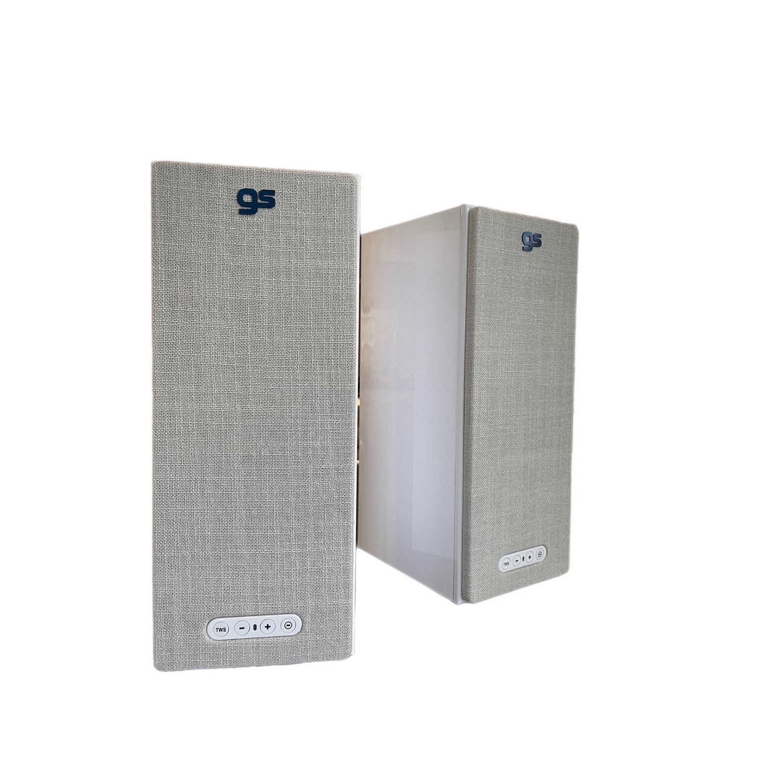 GS CLEO Bookshelf Speaker White colour, per pair, Bluetooth 5.0, 24V/DC 2A input configuration, unit size: 320*130*162.5mm