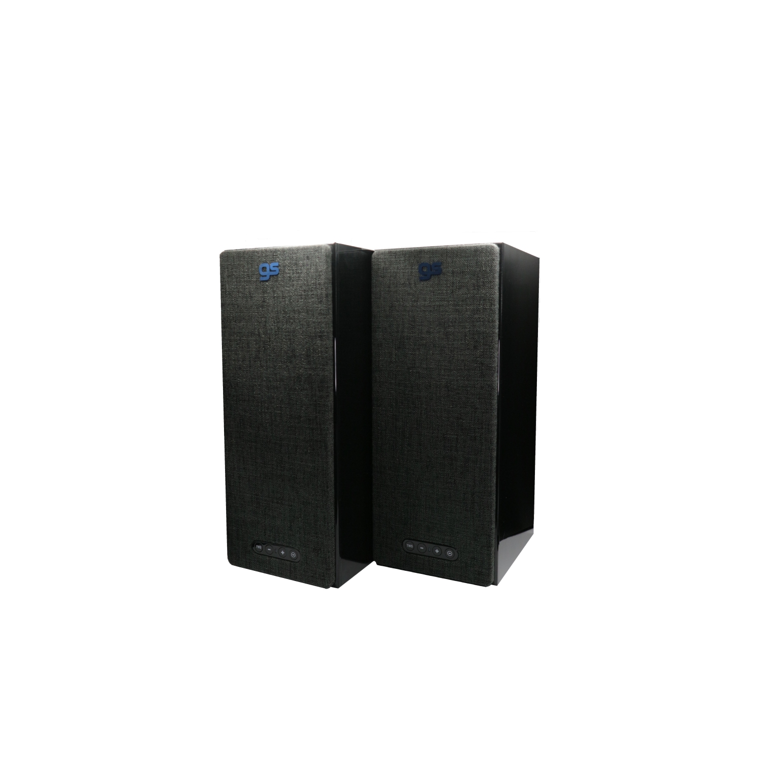 GS CLEO Bookshelf Speaker Black colour, per pair, Bluetooth 5.0, 24V/DC 2A input configuration, unit size: 320*130*162.5mm