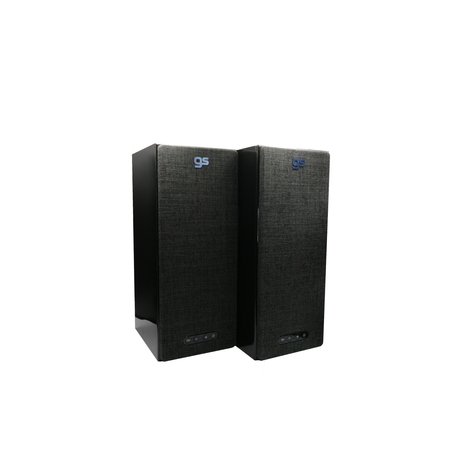 GS CLEO Bookshelf Speaker Black colour, per pair, Bluetooth 5.0, 24V/DC 2A input configuration, unit size: 320*130*162.5mm