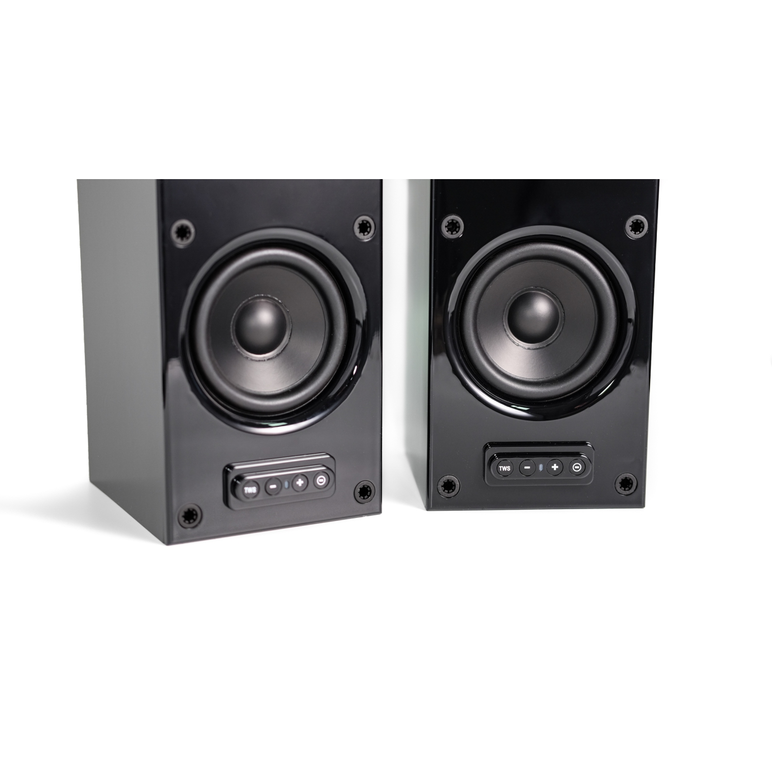 GS CLEO Bookshelf Speaker Black colour, per pair, Bluetooth 5.0, 24V/DC 2A input configuration, unit size: 320*130*162.5mm