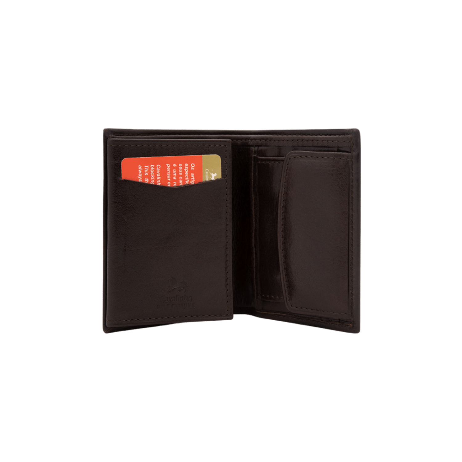 Cavalinho Trifold Leather Wallet - Brown - handmade in Portugal & RFID protected