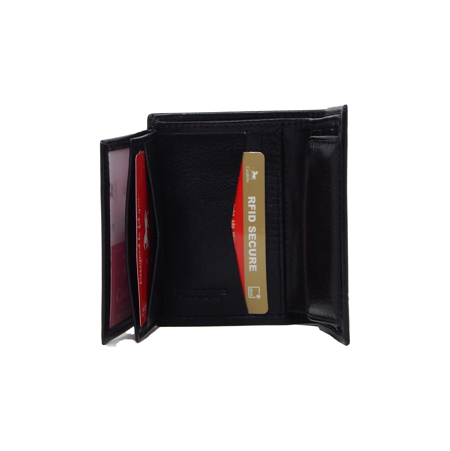 Cavalinho Trifold Leather Wallet - Brown - handmade in Portugal & RFID protected