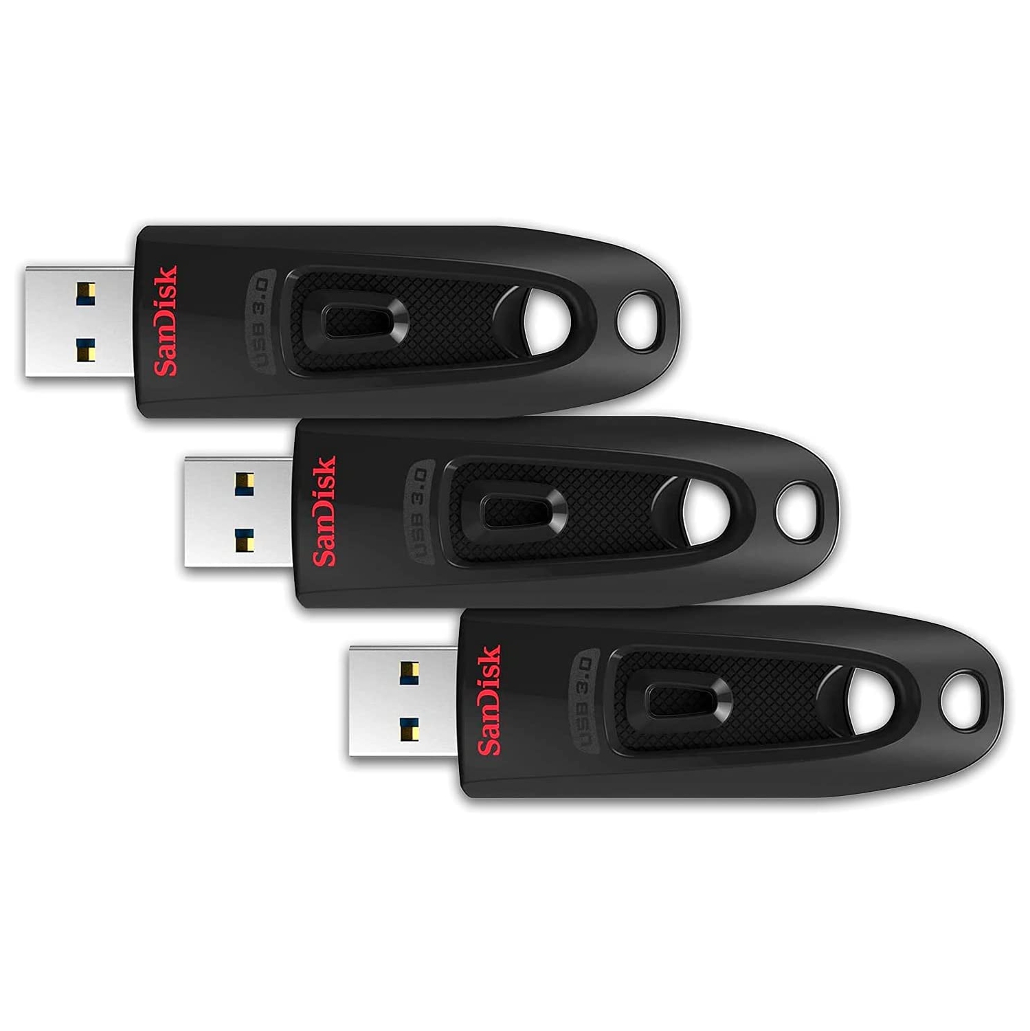 3-pack SanDisk 32GB Ultra USB 3.0 Flash Drive -