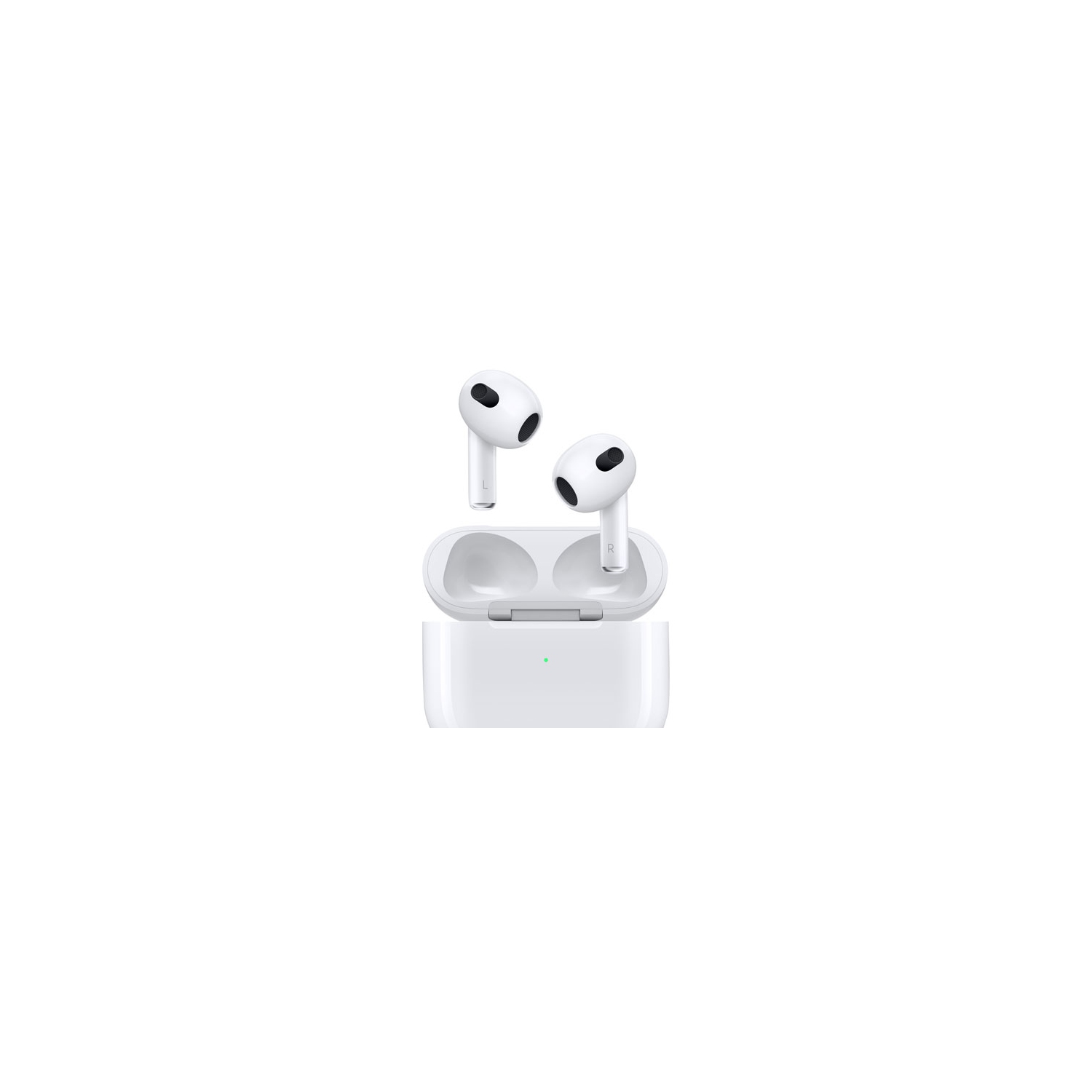 Open Box - Apple AirPods (3rd generation) In-Ear True Wireless Earbuds with Lightning Charging Case - White